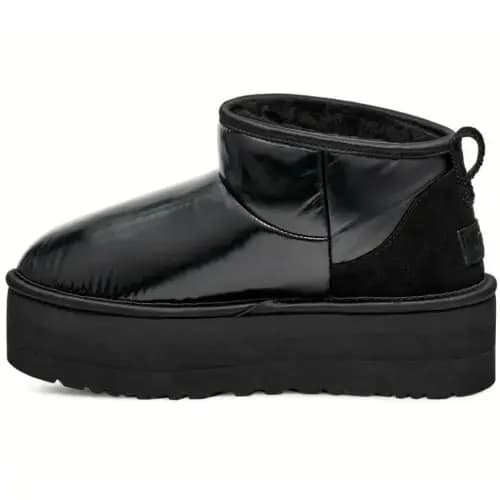 Ugg Classic Ultra Mini Platform High Shine Чёрный — фото 2
