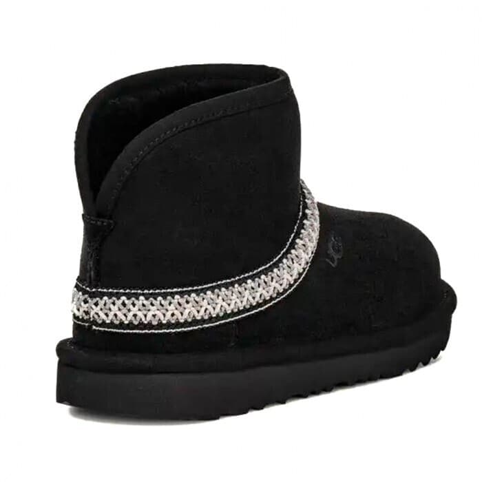 Ugg Classic Mini Crescent Чёрный — фото 5