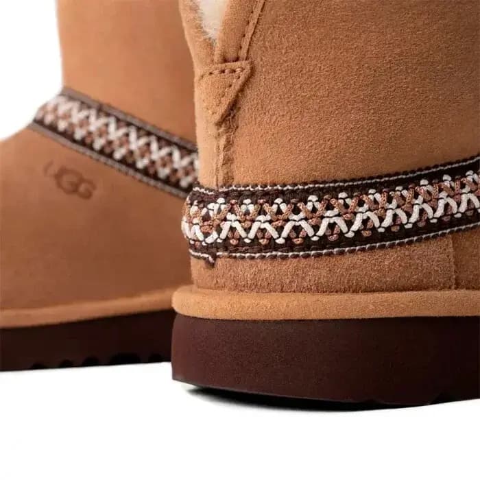 Ugg Classic Mini Crescent Коричневый — фото 5