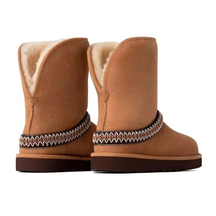 Ugg Classic Short Crescent Коричневый — фото 2