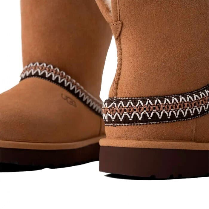 Ugg Classic Short Crescent Коричневый — фото 4