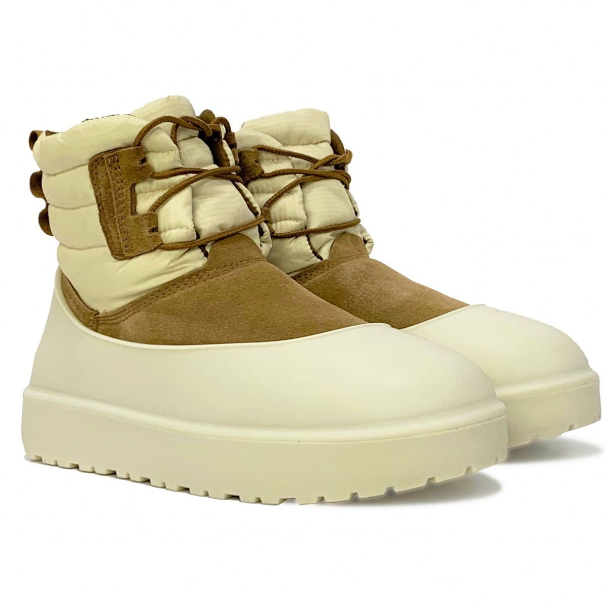 Угги UGG Men's Classic Mini Lace-Up Weather Серый — фото 5