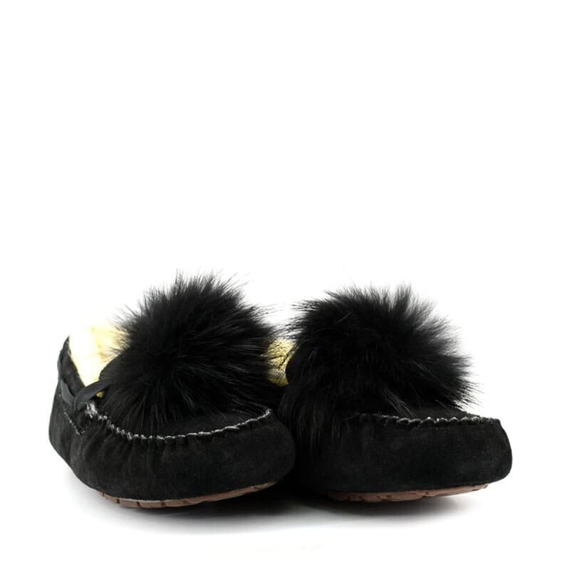 Мокасины Dakota Pom-Pom Чёрный — фото 1