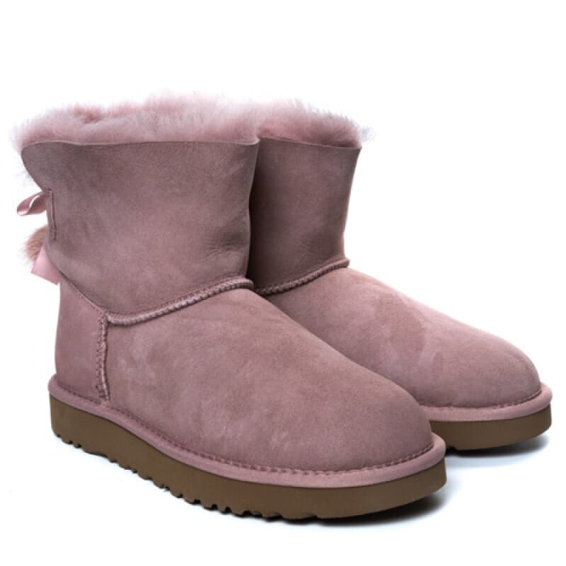 Угги Bailey Bow Mini Tassel Розовый — фото 2