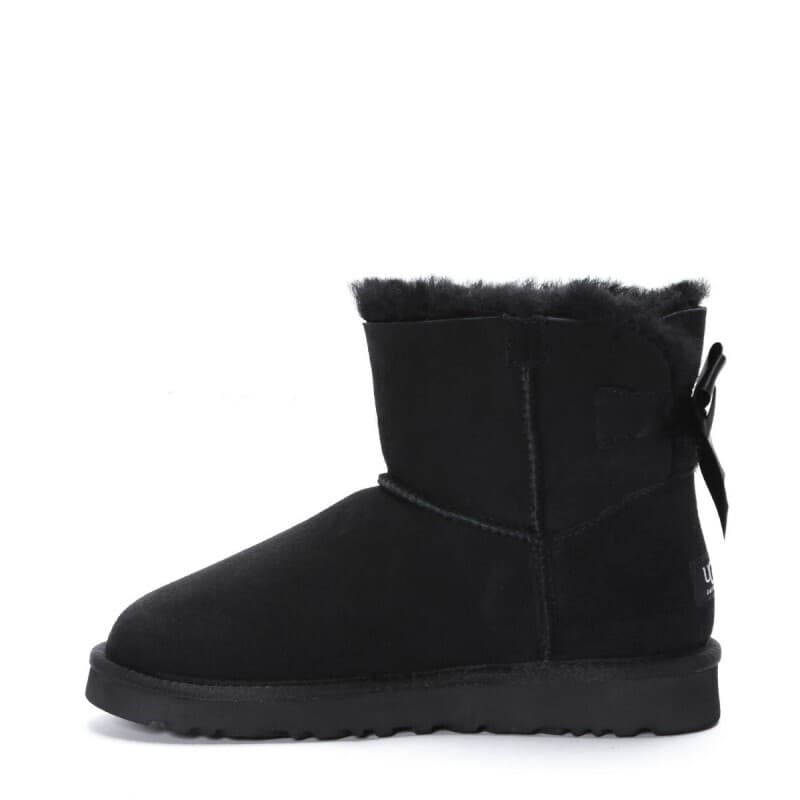 Угги Bailey Bow Mini Чёрный — фото 3