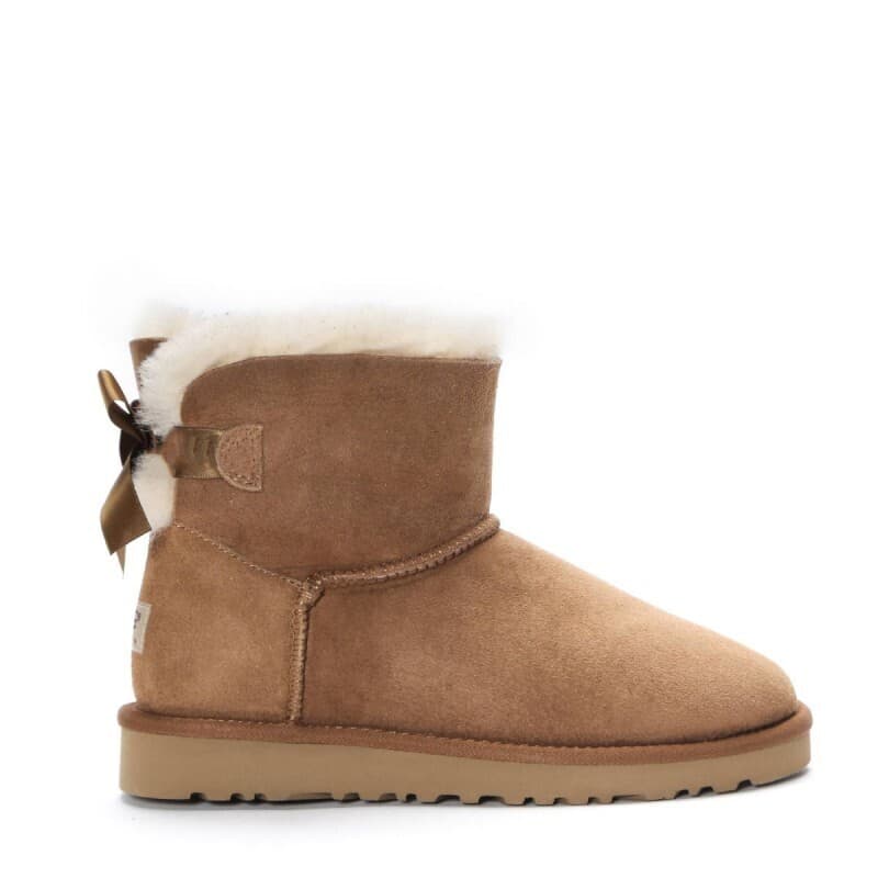 Угги Bailey Bow Mini Коричневый — фото 2