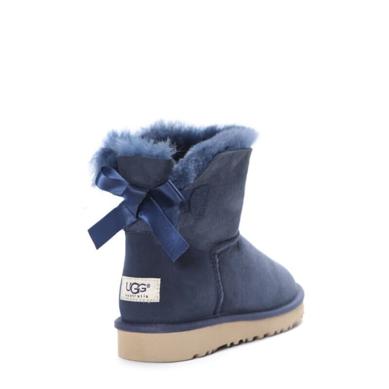 Угги Bailey Bow Mini Синий — фото 5