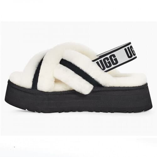 Тапочки Ugg disco color clide Белый — фото 2