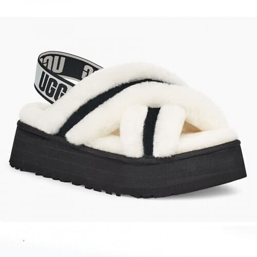Тапочки Ugg disco color clide Белый — фото 3