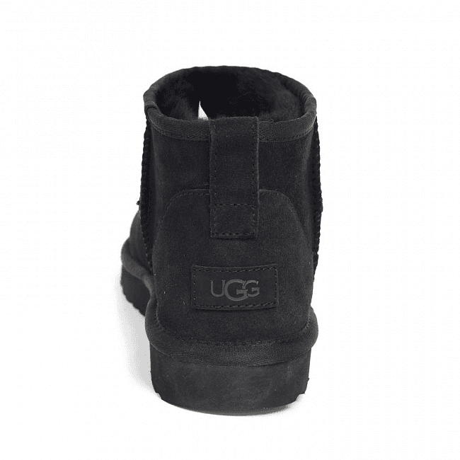 Угги Ugg Women's Classic Ultra Mini Чёрный — фото 2