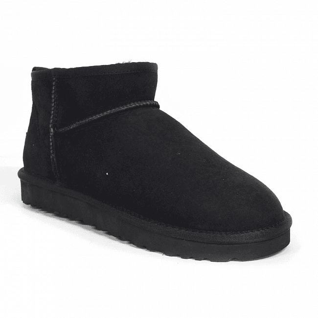 Угги Ugg Women's Classic Ultra Mini Чёрный — фото 4