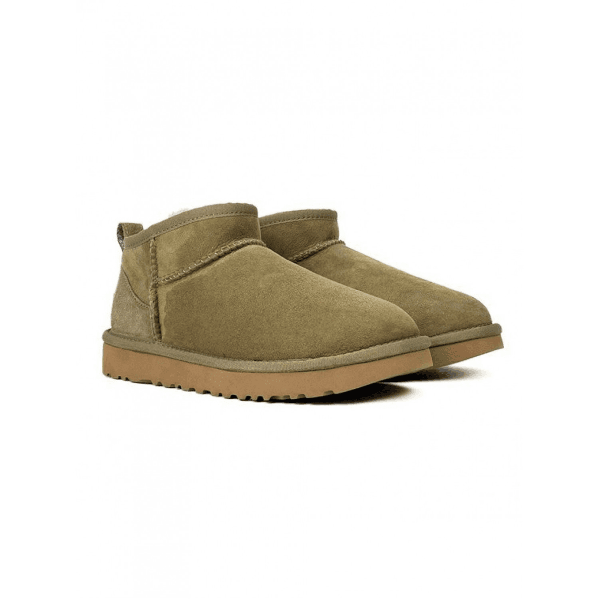 Угги Ugg Women's Classic Ultra Mini Хаки — фото 2