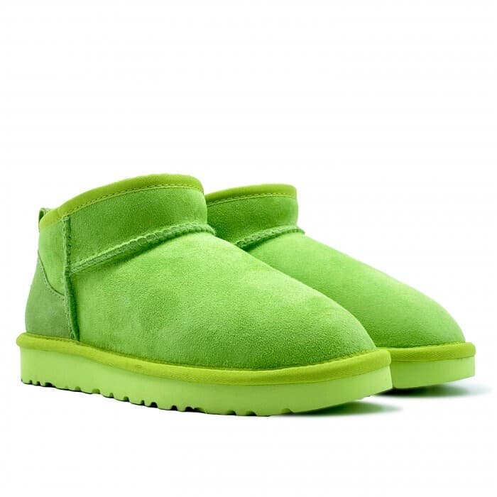Угги Ugg Women's Classic Ultra Mini Зелёный — фото 2