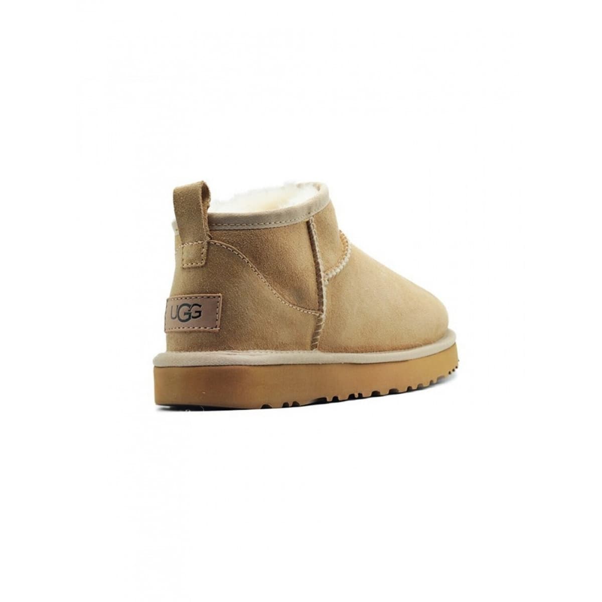 Угги Ugg Women's Classic Ultra Mini Бежевый — фото 4