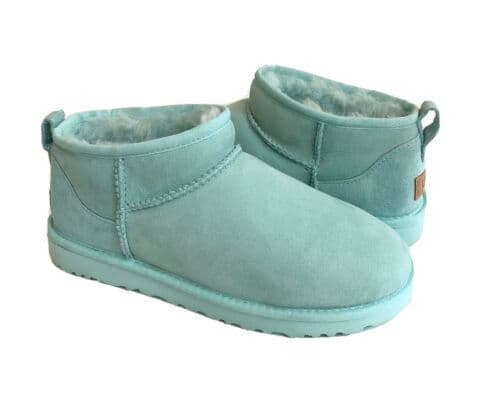 Угги Ugg Women's Classic Ultra Mini Голубой — фото 3