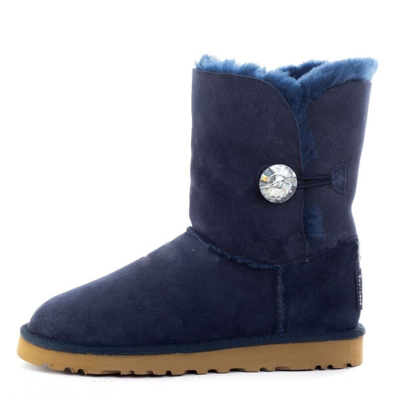 Угги Bailey Button Bling Синий — фото 4
