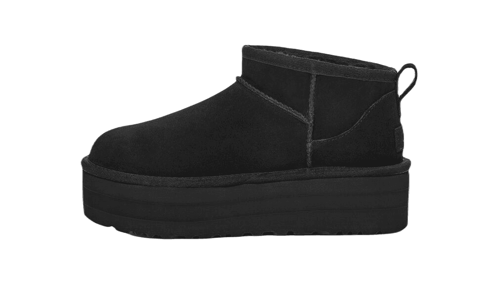 UGG Classic Ultra Mini Platform Чёрный — фото 3