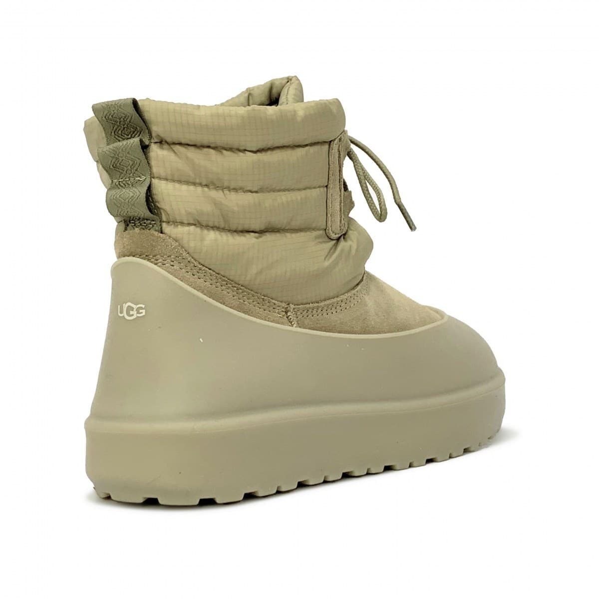 Угги UGG Classic Mini Lace-Up Weather Бежевый — фото 4