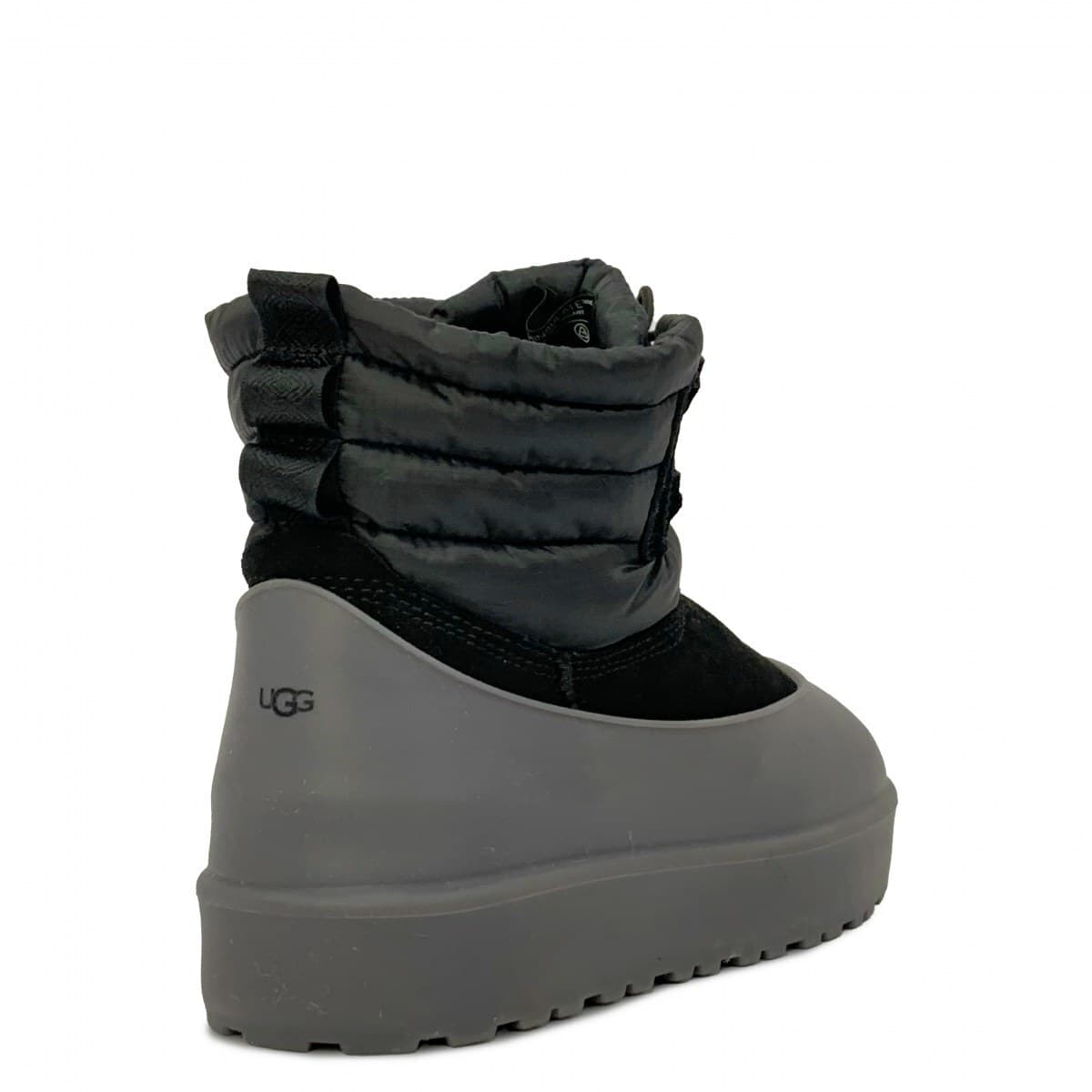 Угги UGG Classic Mini Lace-Up Weather Чёрный — фото 5