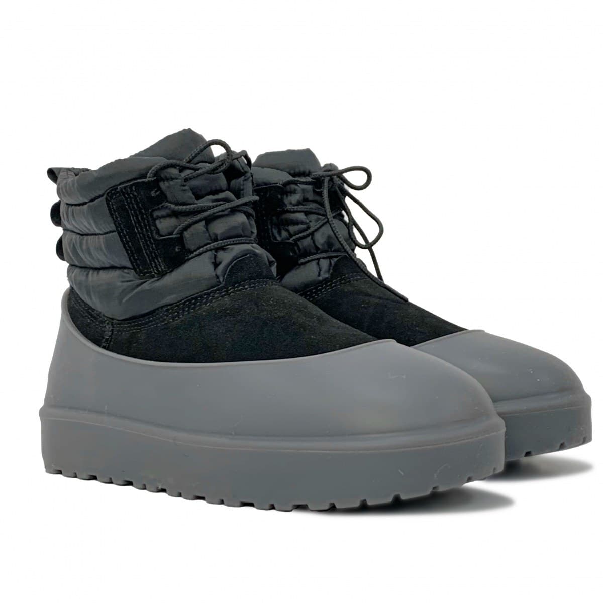 Угги UGG Classic Mini Lace-Up Weather Чёрный — фото 2