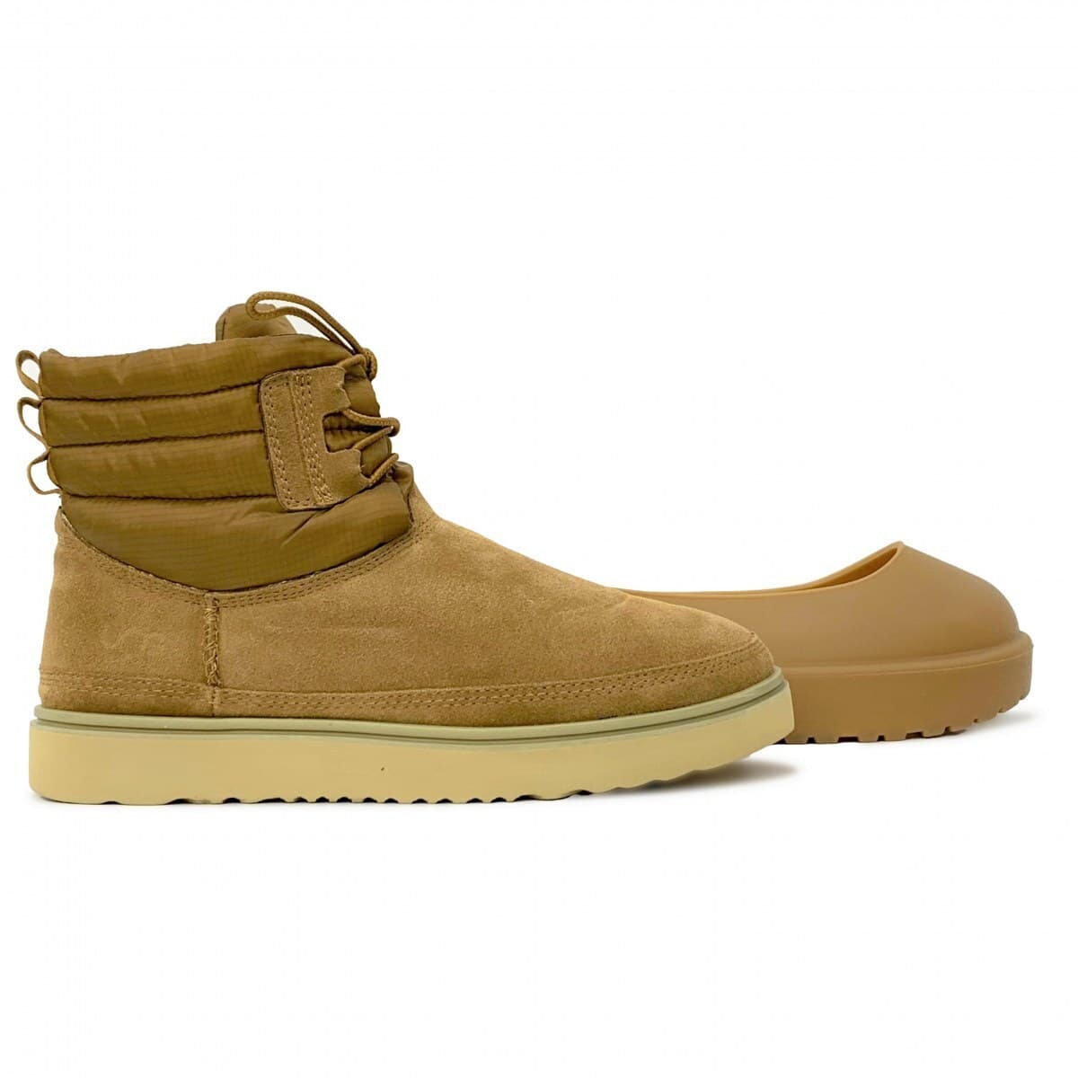 Угги UGG Classic Mini Lace-Up Weather Коричневый — фото 1