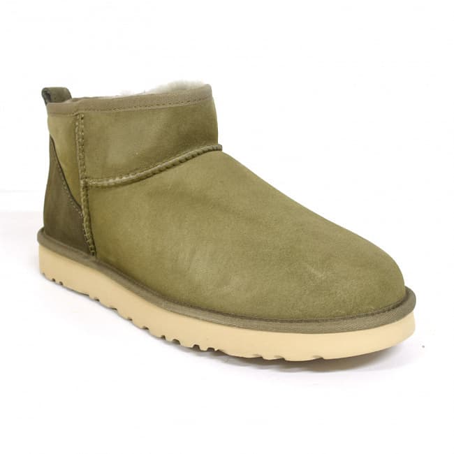 Угги Ugg Men's Classic Ultra Mini Хаки — фото 4