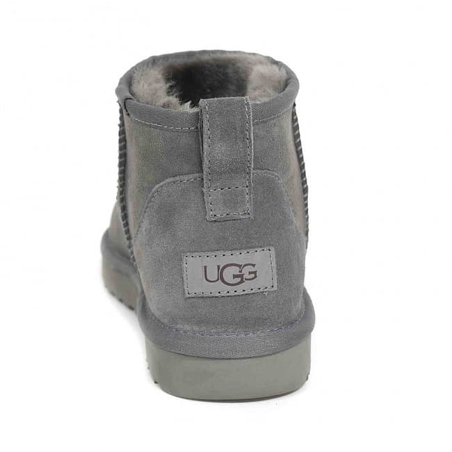 Угги Ugg Men's Classic Ultra Mini Серый — фото 2
