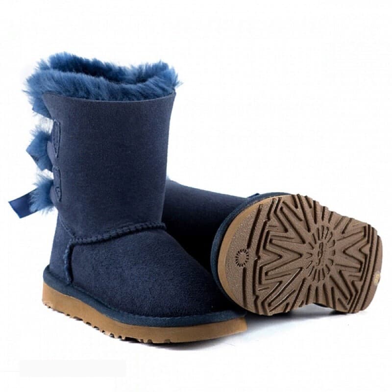Угги Kids Bailey Bow Синий — фото 5