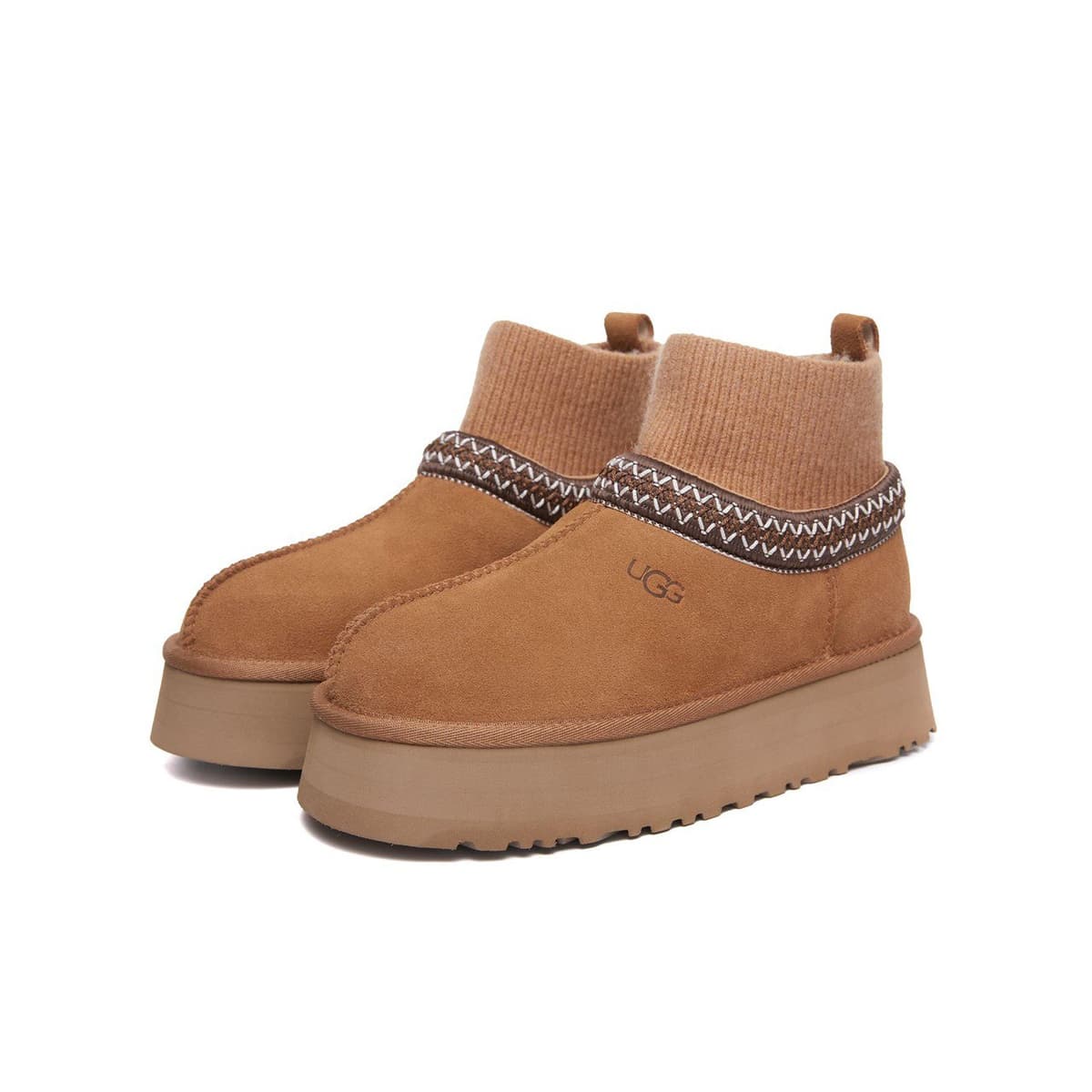 Tazz Platform Knit Коричневый — фото 2
