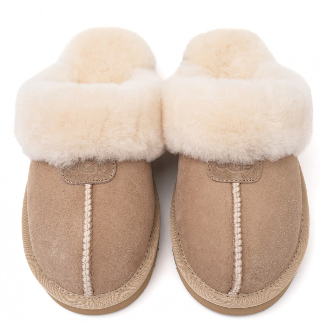 UGG Slippers Scuffette Бежевый — фото 4