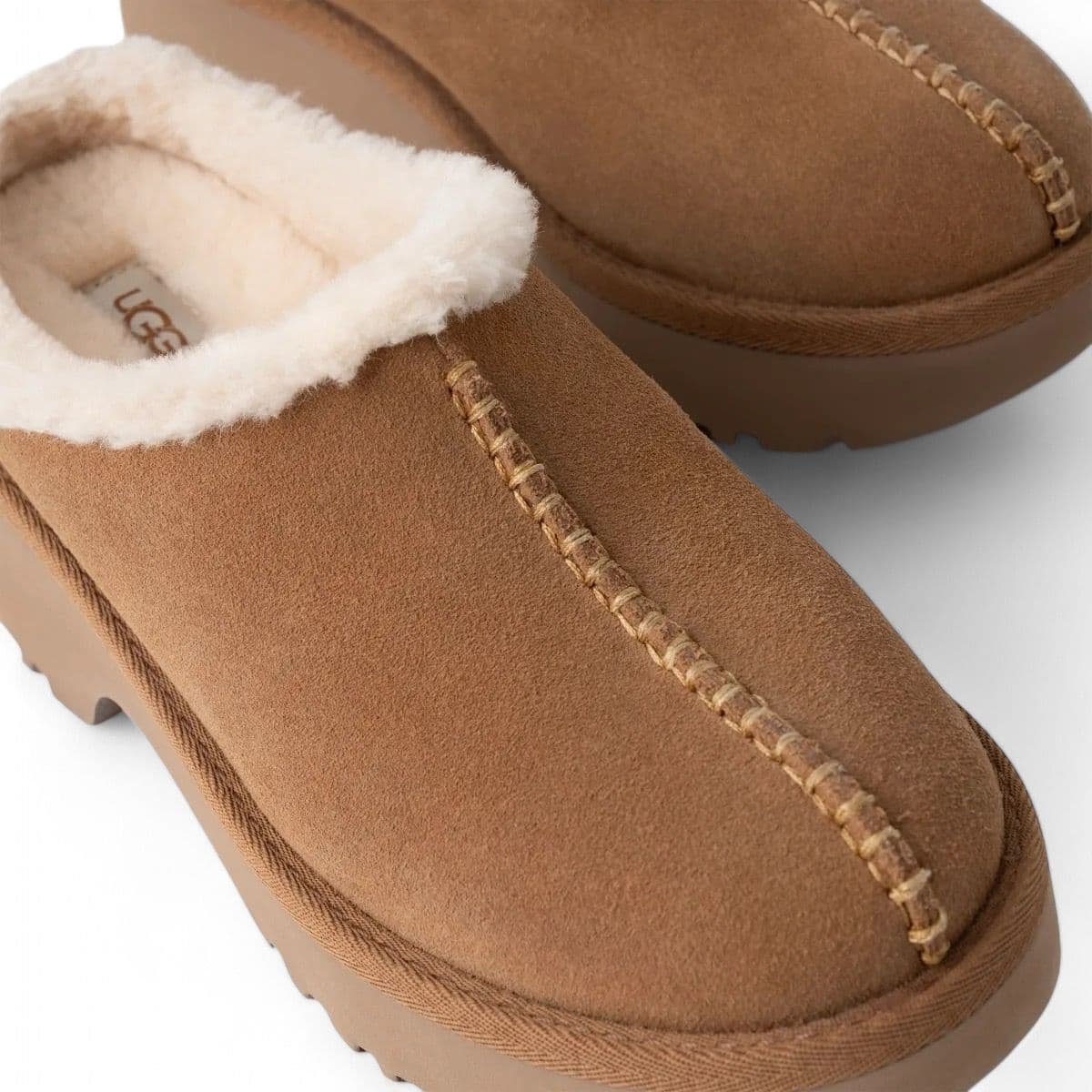 UGG New Heights Cozy Clog Коричневый — фото 2