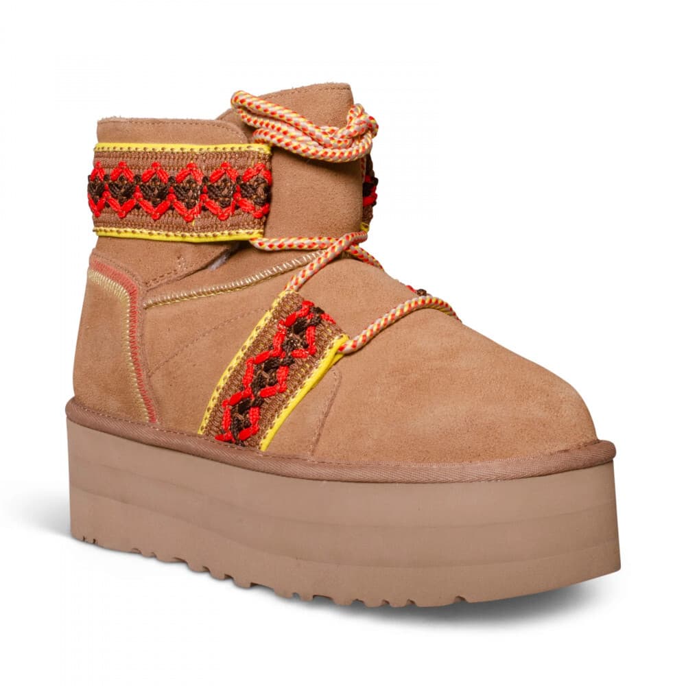 Classic Mini Braid Platform Коричневый — фото 3
