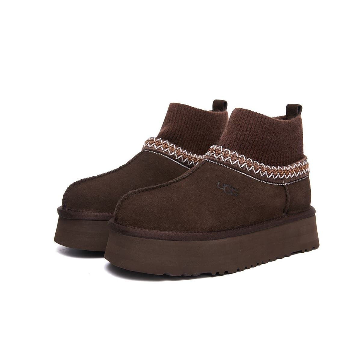 Tazz Platform Knit Коричневый — фото 5