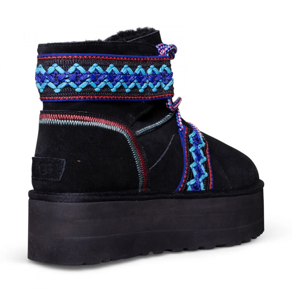 Classic Mini Braid Platform Чёрный — фото 3