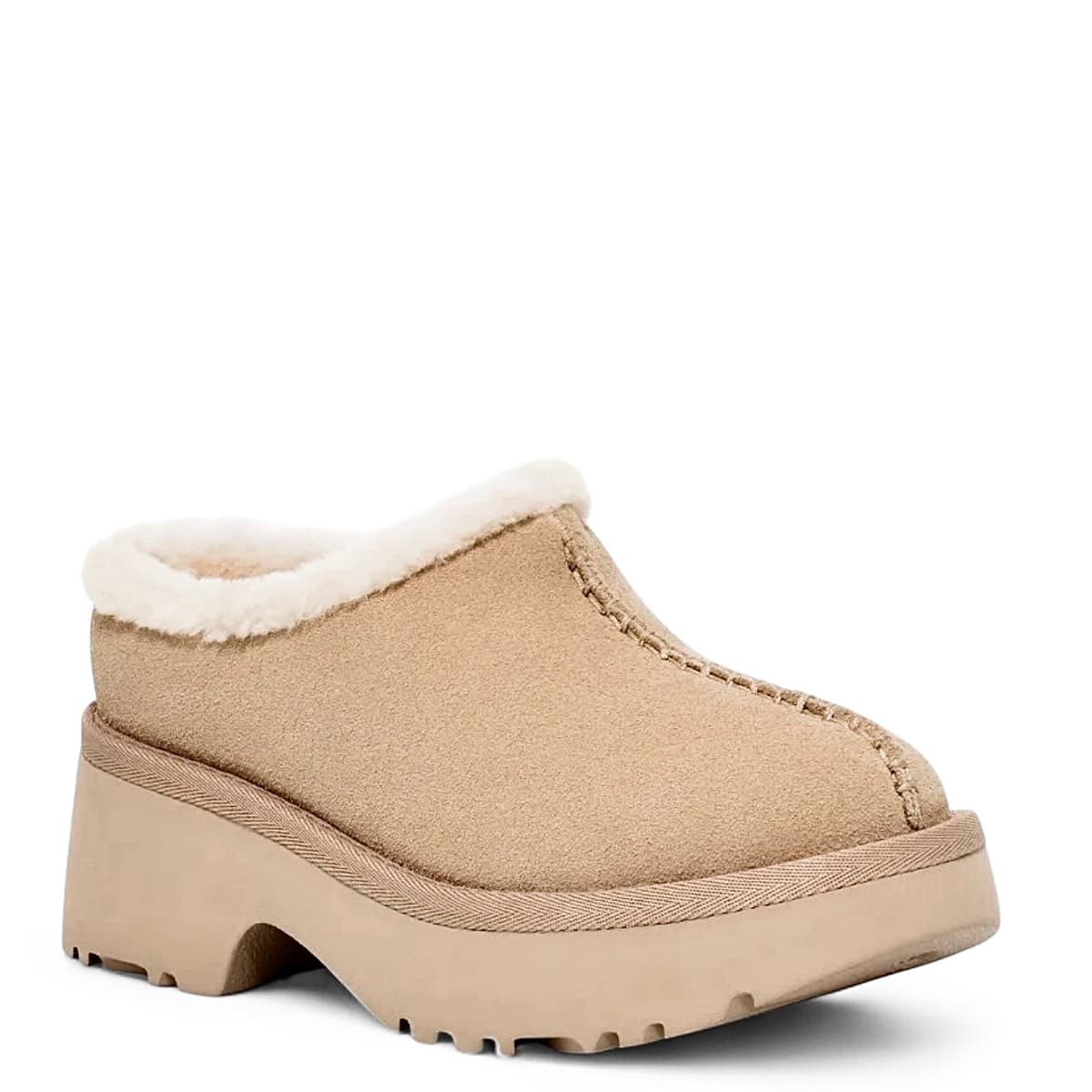 UGG New Heights Cozy Clog Бежевый — фото 5