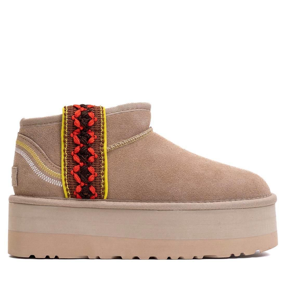 Classic Ultra Mini Braid Plarform Бежевый — фото 1