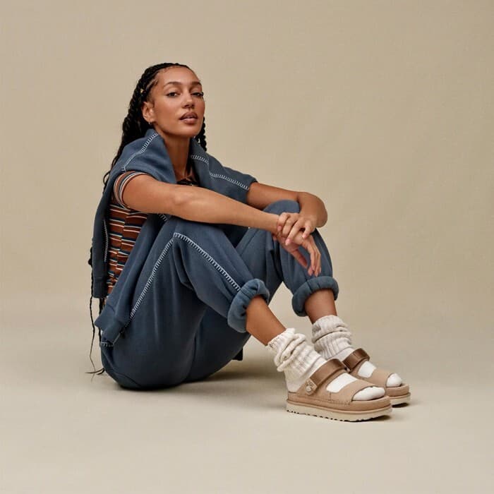 UGG Goldenstar Glide Бежевый — фото 6
